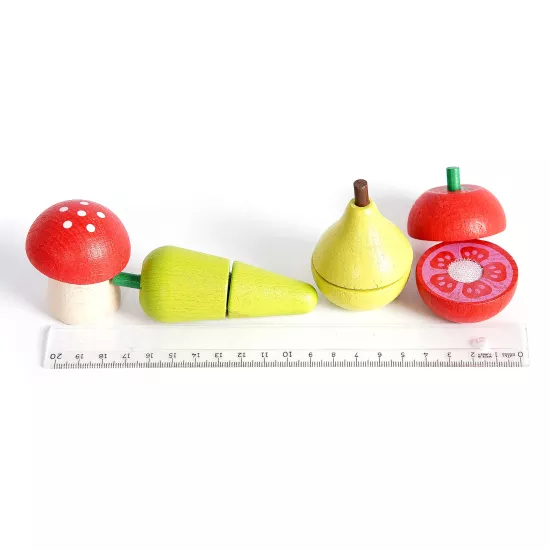 Ahşap Meyve ve Sebze Kesme Seti