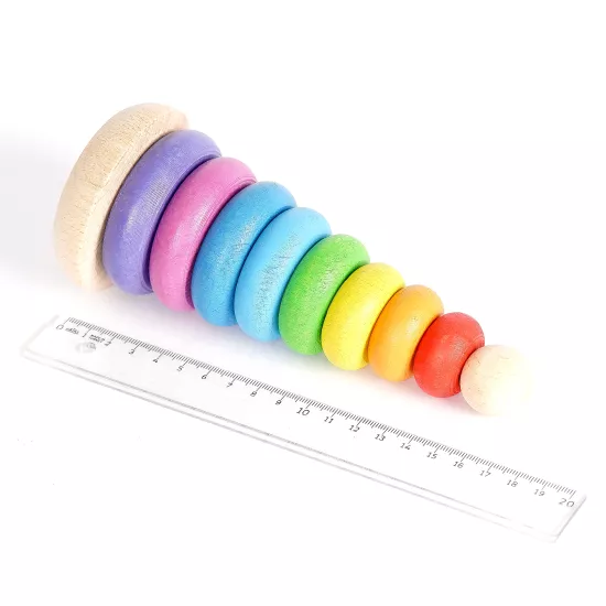 Montessori Ahşap Halka Kule