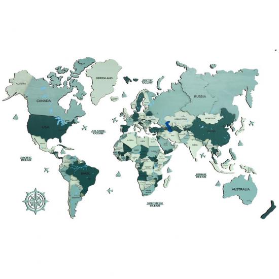 Montessori google maps 3d harita dünya haritası 