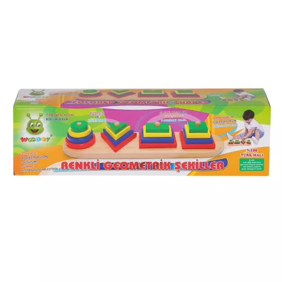 Renkli Geometrik Şekiller -Karsan  Oyuncak