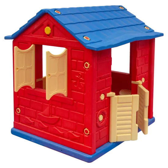 King Ev İki Kapılı oyun evi Kırmızı