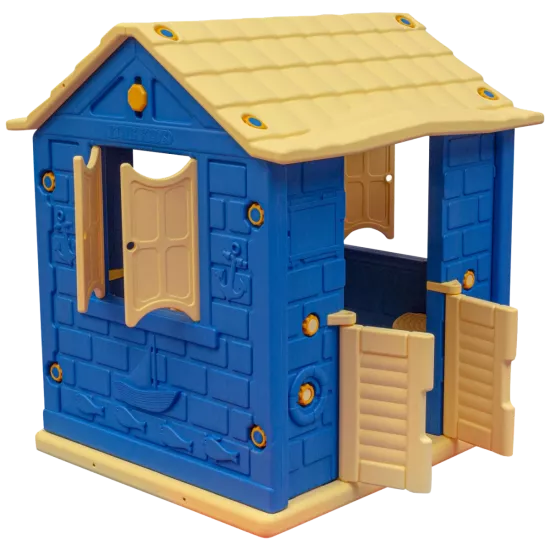 King Ev iki Kapılı Oyun evi Mavi