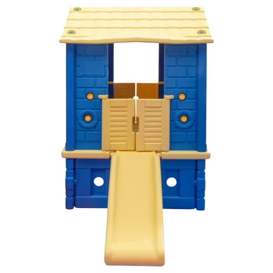 King Ev İki Kapılı Kaydıraklı Mavi