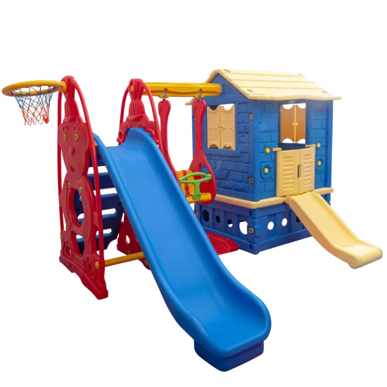 King Ev Büyük Set Oyun evi Mavi