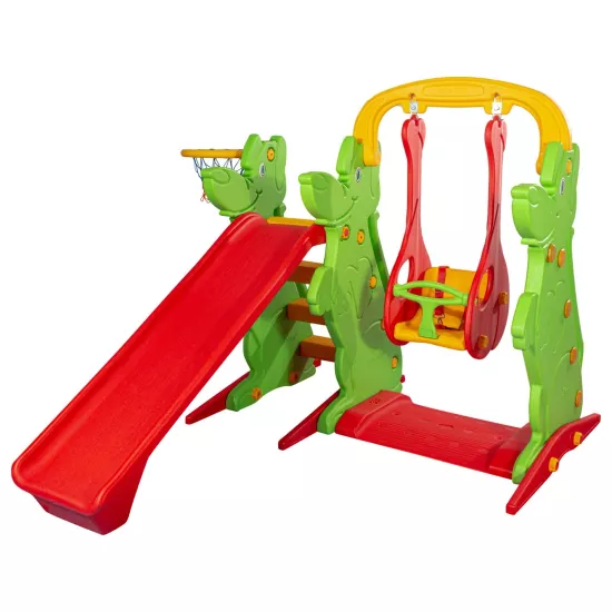 Kaydıraklı Salıncak Set A Yeşil