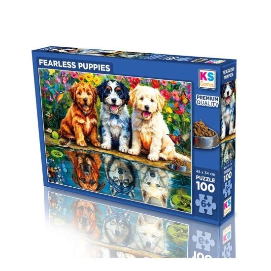 31503 FEARLESS PUPPIES 100 PARÇA PUZZLE