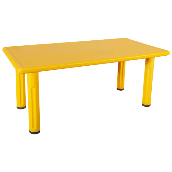 Kral Masa Plastik Ayaklı Sarı