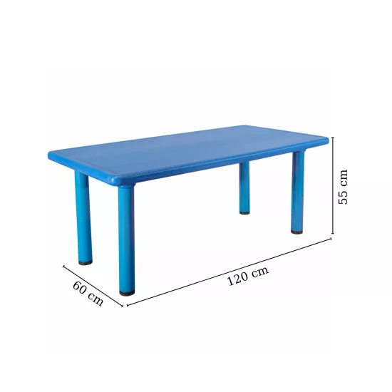 Kral Masa Metal Ayaklı Kırmızı