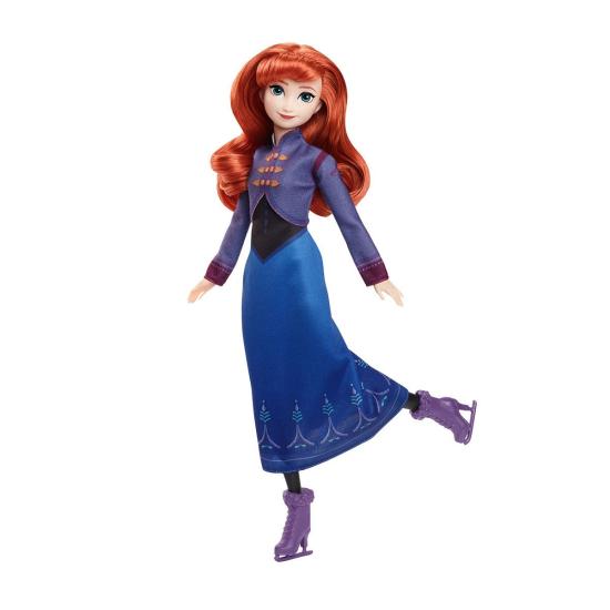 JBG54 Disney Karlar Ülkesi Buz Pateni Temalı Anna Bebek