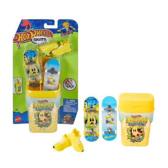 HTP10 Hot Wheels Skate İkili Parmak Kaykay Kutusu (Aromalı Sakız Kutusu Temalı)