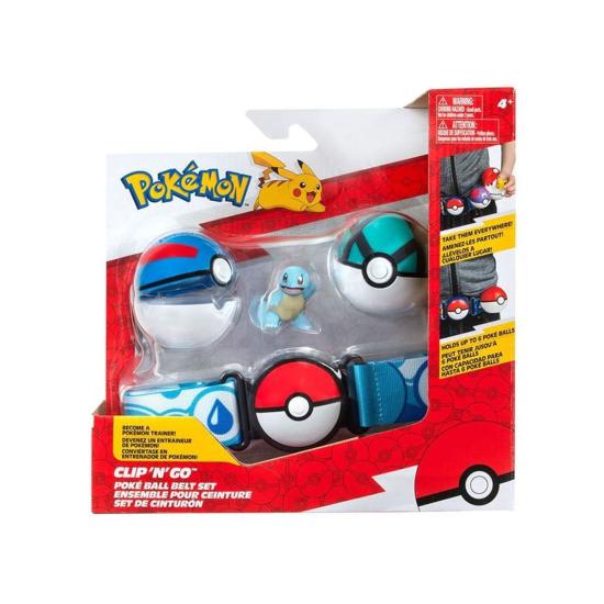 POK 95283-Q Pokemon Clip ’n’ Go Pokeball Kemer ve Figür Seti