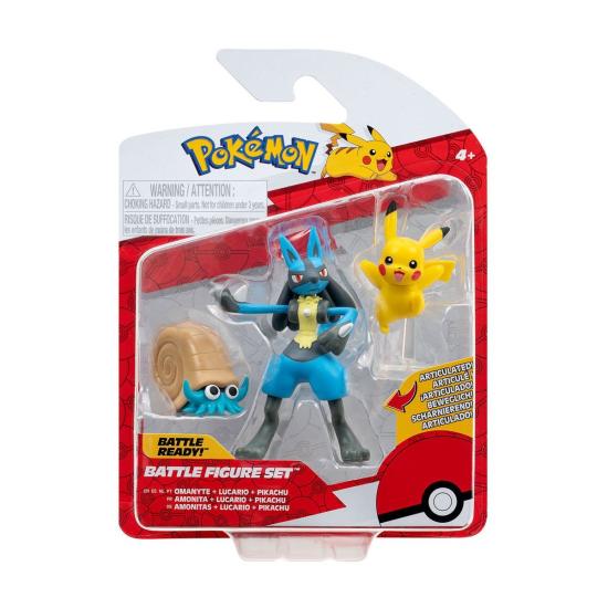 POK 95155-K Pokemon Battle 3’lü Figür Seti