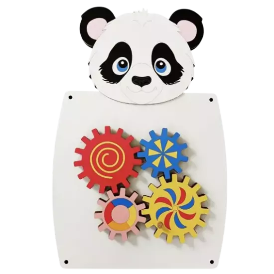 Panda - Renkli Çarklar Duvar Oyunu
