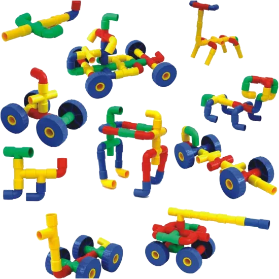 Tekerlekli Boru Lego 72 Parça