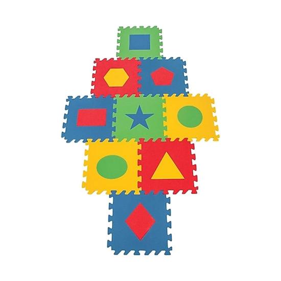 03 472 POLY EĞİTİCİ YER KAROSU GEOMETRİK ŞEKİLLER 7MM