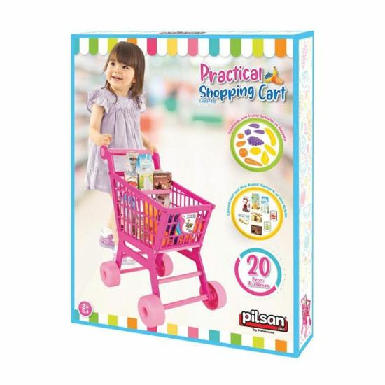 07 608 Pratik Market Arabası -Pilsan Oyuncak