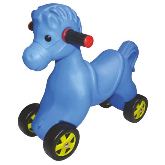 Tekerlekli Truva At Mavi