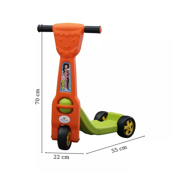 Süper Scooter 3 Tekerlekli Pembe