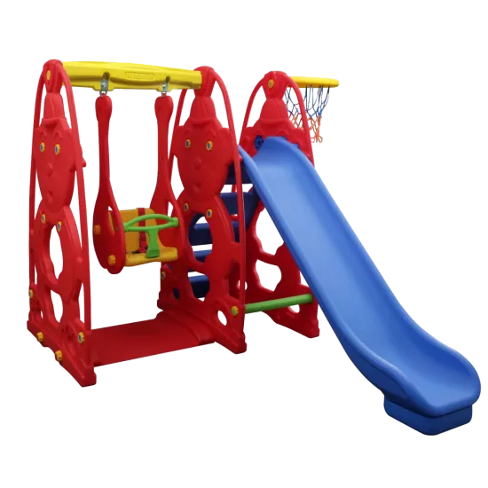 Sevimli Teddy Kaydırakllı Salıncak Set A