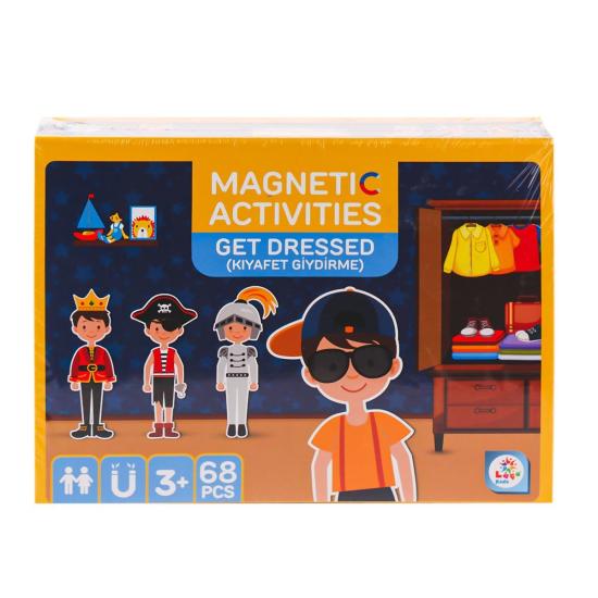 LC7983 Manyetik Aktivite Kıyafet Değiştirme Oyunu -Laçokids