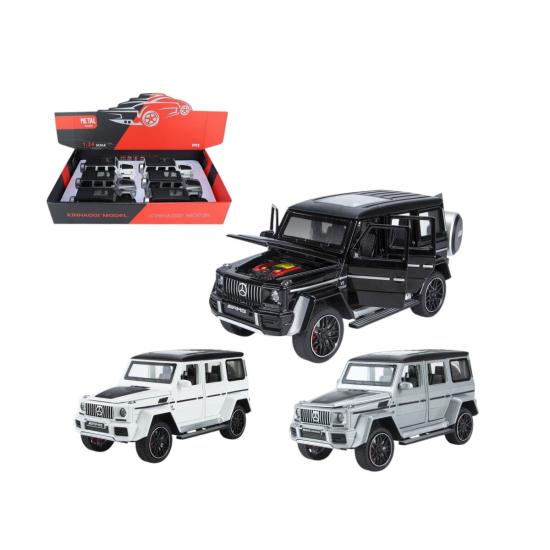 XHD-B2425 -Vardem Çek Bırak şıklı ve Sesli Kapıları Açılan G Jeep 1:24