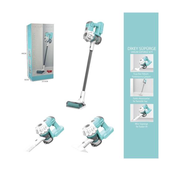 LS8807Q Vardem Dikey Elektrik Süpürgesi  Kapalı Kutu Yeşil-Gri  3 in1