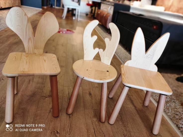Montessori Geyik Çocuk Sandalye