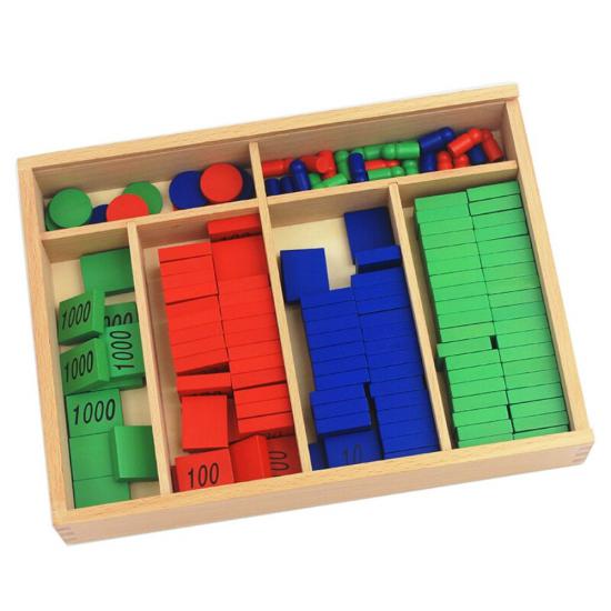 montessori materyal Montessori Stamp Game - Damga Oyunu (Orijinal )