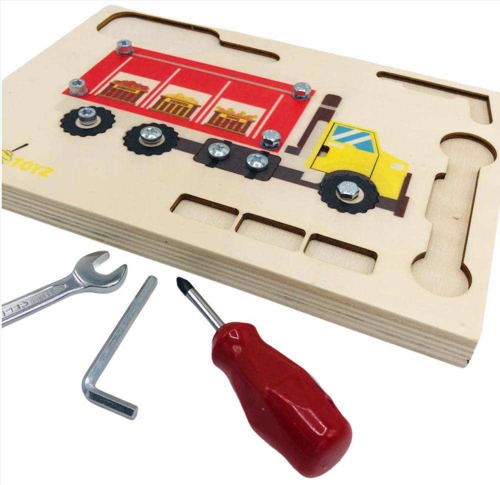 Montessori 3 ’ lü Vidalama Seti ( Kamyon )