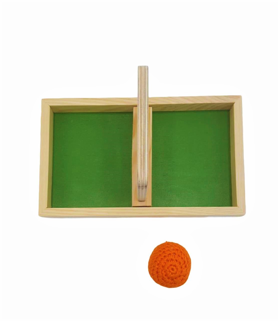 Montessori Toddler Yatay Dokuma Top Geçirme