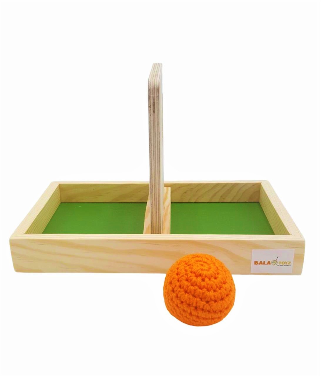 Montessori Toddler Yatay Dokuma Top Geçirme