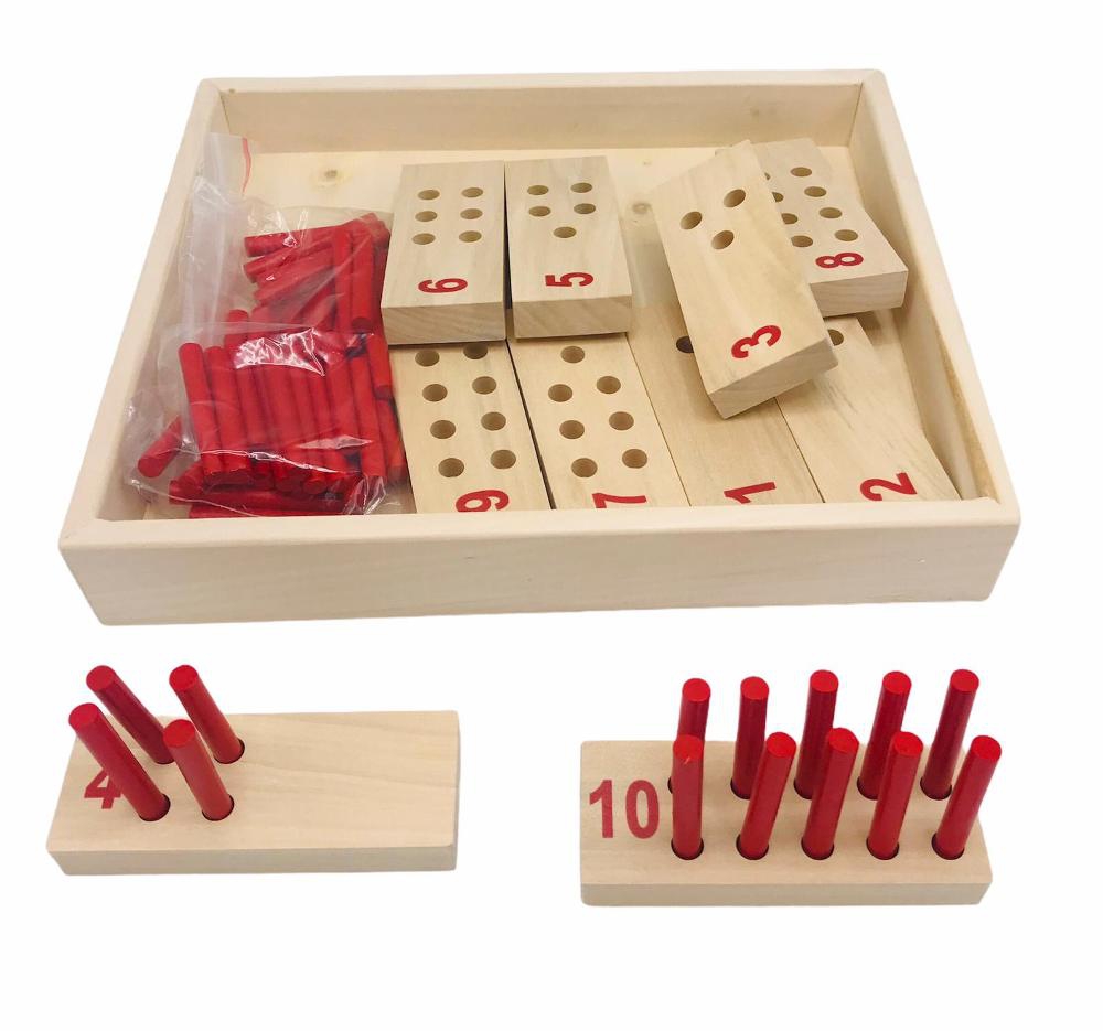 Montessori Kırmızı Sayı Çubukları
